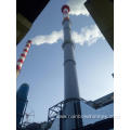 Power plant steel industrial chimney